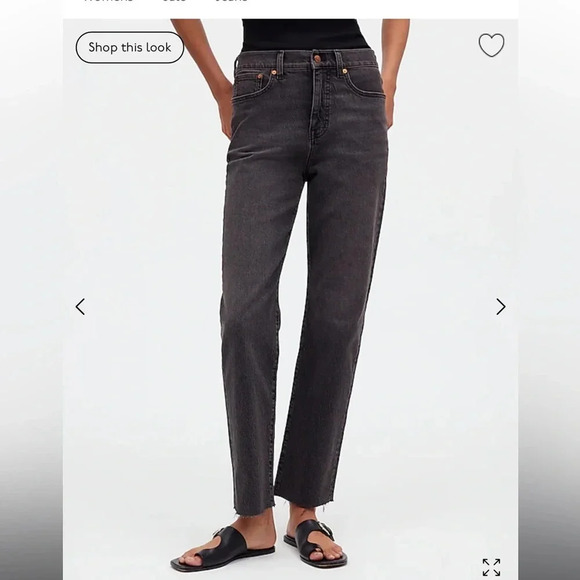 Madewell // EUC 90s Straight Crop Jean Benley Wash - Picture 2 of 9